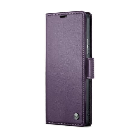 Чохол-книжка CaseMe 023 Butterfly Buckle Litchi RFID Anti-theft Leather для Samsung Galaxy A54 5G - фіолетовий