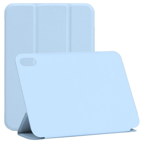 Магнитный чехол-книжка Ultra-thin Non-buckle на iPad mini 6 - голубой
