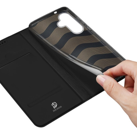 Чехол-книжка DUX DUCIS Skin Pro Series на Samsung Galaxy S25 5G - черный
