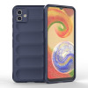 Силиконовый чехол Magic Flannel для Samsung Galaxy A04 4G - темно-синий