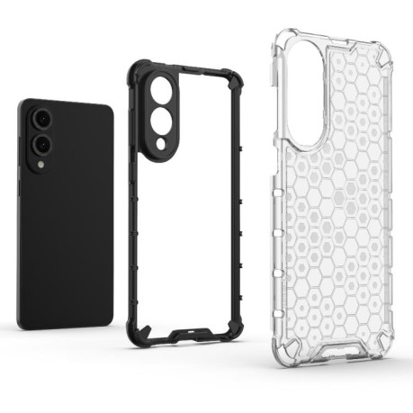 Противоударный чехол Honeycomb на Samsung Galaxy S25 Edge 5G - зеленый