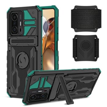 Протиударний чохол Armor Wristband для Xiaomi 11T / 11T Pro - зелений