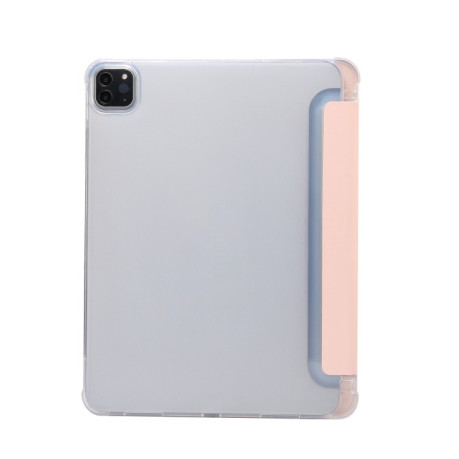 Чехол-книжка 3-folding Electric Pressed  для iPad Pro 11 2018/Air 2022/2020 - светло розовый (овальный)