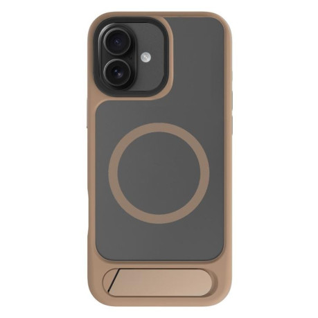 Протиударний чохол Kalebol MagSafe Invisible Tilt Holder PC Hybrid TPU для iPhone Air - Gold