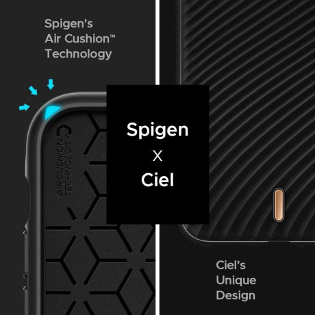 Чохол Spigen Ciel by Cyrill Wave Shell Collection для IPhone 11-Black