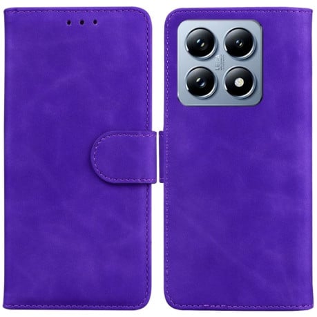 Чохол-книжка Pure Color Magnetic для Xiaomi 14T Pro - фіолетовий
