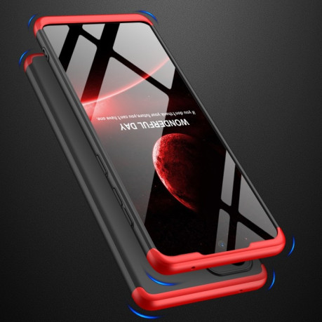 Чехол GKK Three Stage Splicing Full Coverage на Samsung Galaxy A33 5G - черно-красный