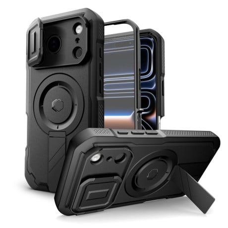 Чехол Tech-Protect Kevlar Cam на iPhone 17 Pro - Black