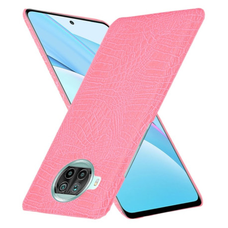 Ударопрочный чехол Crocodile Texture на Xiaomi Mi 10T Lite - розовый