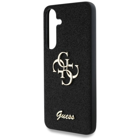 Оригинальный чехол Guess Big 4G Metal Logo для Samsung Galaxy S25 - black