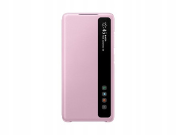Оригинальный чехол-книжка Samsung Clear View Standing Cover для Samsung Galaxy S20 FE pink