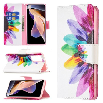 Чохол-книжка Colored Drawing Pattern для Xiaomi Redmi Note 11 Pro 5G (China)/11 Pro+ - Sun Flower