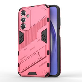 Протиударний чохол Punk Armor з підставкою на Samsung Galaxy M35 5G - світло-червоний
