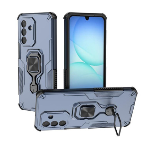 Противоударный чехол Metal Kickstand TPU Hybrid PC на Samsung Galaxy A17 5G - синий