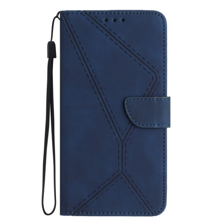 Чехол-книжка Stitching Embossed Leather для Samsung Galaxy A55 5G - синий