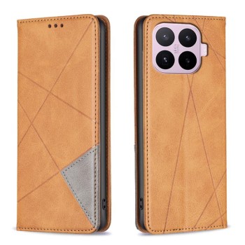 Чохол-книжка Rhombus Texture на Xiaomi 17T 5G — жовтий