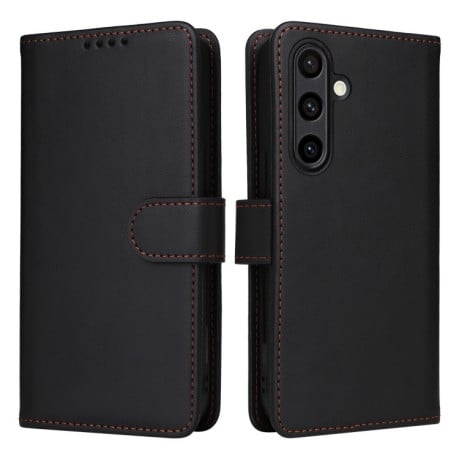 Чохол-книжка BETOPNICE BN-005 2 in 1 Detachable Imitate Genuine Leather для Samsung Galaxy S24 FE 5G - чорний