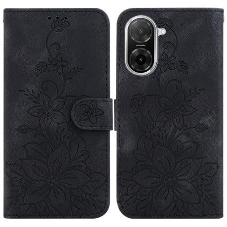 Чехол-книжка Lily Embossed Leather для Xiaomi Redmi A5 4G 173.3mm - черный