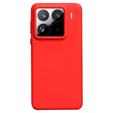 Силіконовий чохол Solid Color Liquid на Xiaomi 15 Pro - червоний