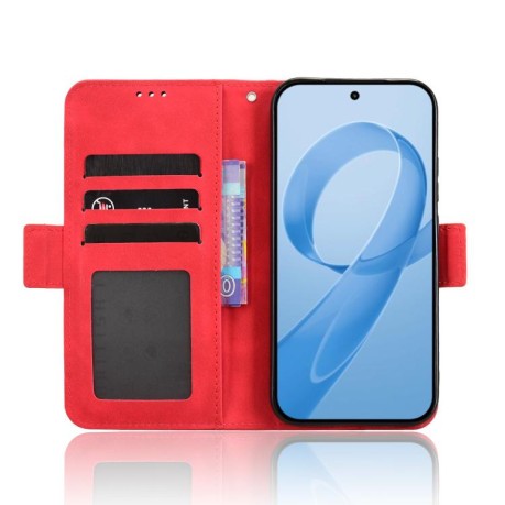 Чехол-книжка Skin Feel Calf для Xiaomi Redmi K90 5G / Poco F8 Pro — красный