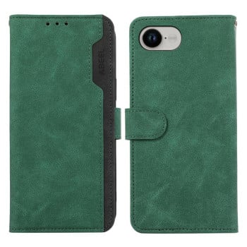 Чохол-книжка ABEEL з магнітною фіксацією RFID-екранування на iPhone 16e - зелений