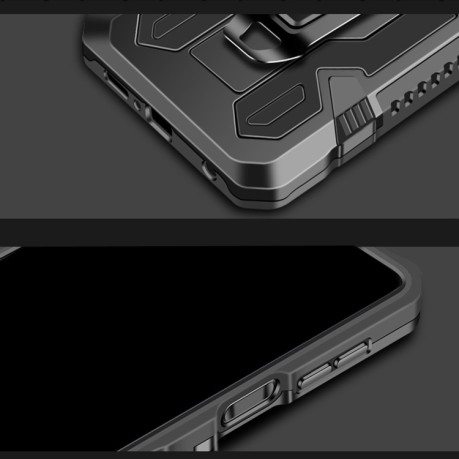 Противоударный чехол Armor Warrior для Xiaomi Poco X3 / Poco X3 Pro - черный