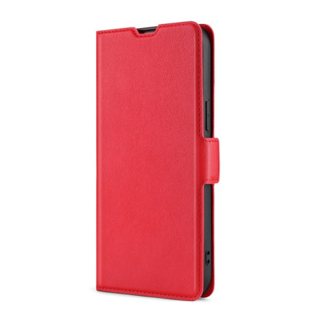 Чохол-книжка Voltage Side Buckle для Xiaomi Poco X5 Pro / Redmi Note 12 Pro - червоний