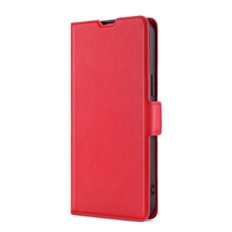 Чехол-книжка Voltage Side Buckle для Xiaomi Redmi K50 Ultra/Xiaomi 12T/Xiaomi 12T Pro - красный
