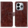 Чехол-книжка Magnetic Retro Crazy Horse Texture на Xiaomi Redmi Note 14 4G 164.84mm - коричневый