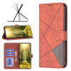 Чохол-книжка Rhombus Texture для Realme C53/C51 - коричневий