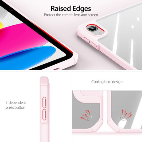 Чехол-книжка DUX DUCIS Copa Series для iPad 10.9 2022 - розовый