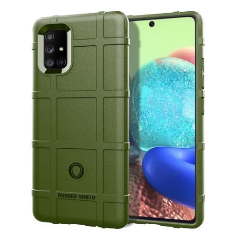 Противоударный чехол HMT Full Coverage на Samsung Galaxy M51 - армейский зеленый