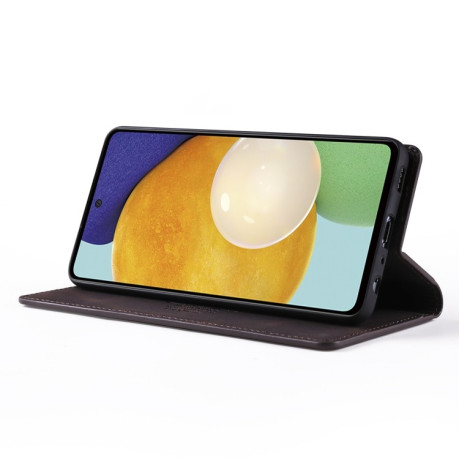 Чехол-книжка TAOKKIM Calf Texture для Samsung Galaxy A53 5G - кофейный