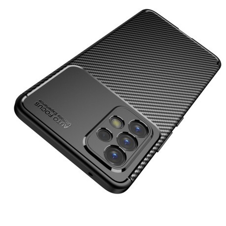 Ударозащитный чехол HMC Carbon Fiber Texture на Samsung Galaxy A53 5G - синий