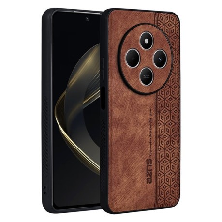 Противоударный чехол AZNS 3D Skin Feel для Xiaomi Redmi 14C 4G/Poco C75/Redmi A4 5G - коричневый