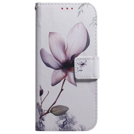 Чехол-книжка Coloured Drawing для OnePlus 10R / Ace - Magnolia Flower