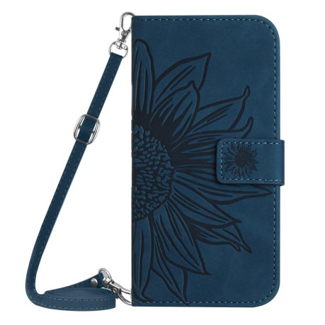 Чехол-книжка Skin Feel Sun Flower для Motorola Edge 60 5G - синий