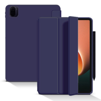 Чехол-книжка Skin Feel Matte Honeycomb для Xiaomi Pad 5 / Pad 5 Pro - синий