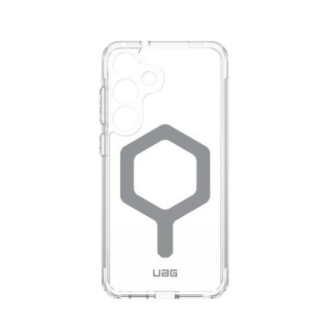 Оригинальный чехол UAG Plyo Pro MagSafe для Samsung Galaxy S25+Plus 5G - Gray / Clear