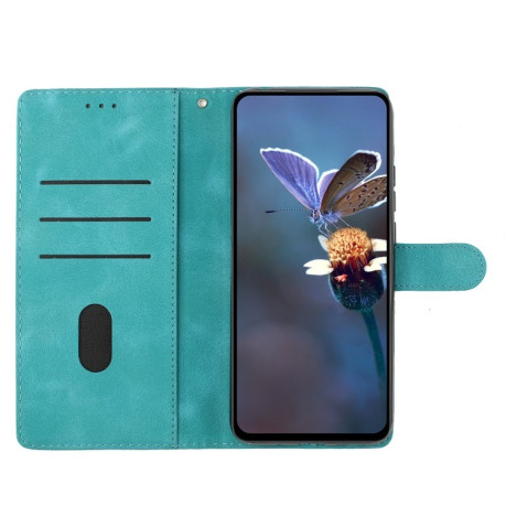 Чехол-книжка Flower Butterfly Embossing для Samsung Galaxy A05s - голубой