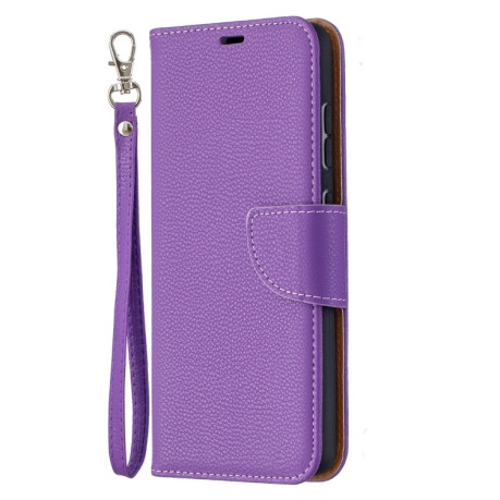Чохол-книжка Litchi Texture Pure Color Samsung Galaxy A52/A52s - фіолетовий