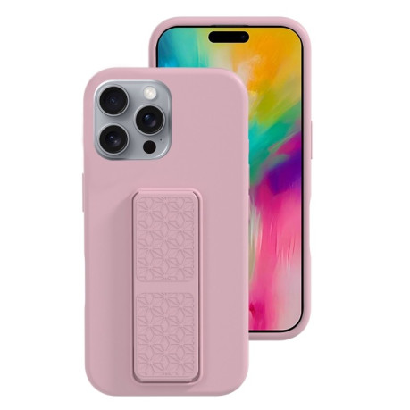 Силіконовий чохол Liquid Silicone Holder для iPhone 16 Pro Max - рожевий