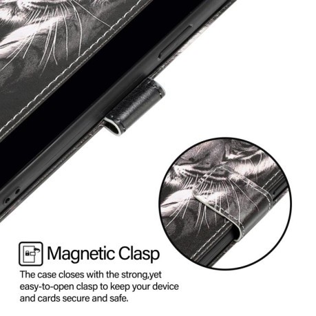 Чохол-книжка Colored Drawing Pattern Plain Weave Leather для Xiaomi Redmi Note 14 Pro 5G/Poco X7 - кольоровий