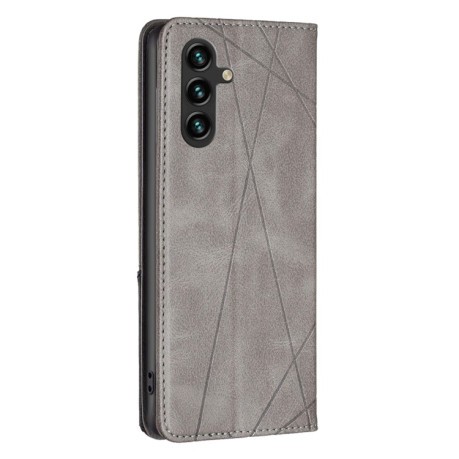 Чохол-книжка Rhombus Texture для Samsung Galaxy A15 - сірий