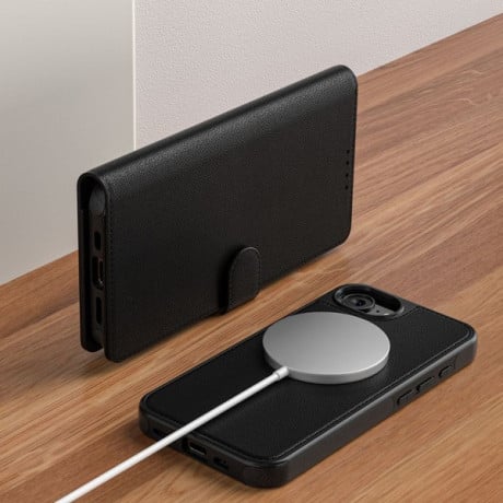 Чехол-книжка Tech-Protect Wallet MagSafe для iPhone 16e Case - black