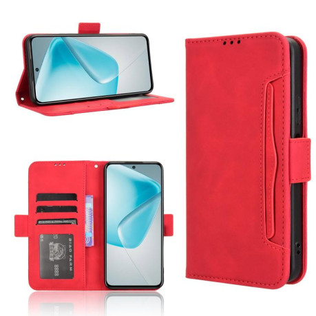 Чехол-книжка Skin Feel Calf на Infinix Hot 50 Pro+ 4G - красный