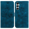 Чехол-книжка Lily Embossed Leather для Samsung Galaxy A05s - синий