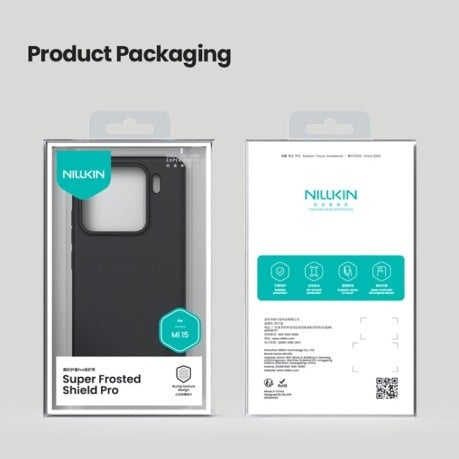 Протиударний чохол NILLKIN Super Frosted для Xiaomi 15 - зелений