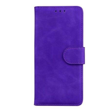 Чехол-книжка Skin Feel Pure Color для Samsung Galaxy A05s - фиолетовый