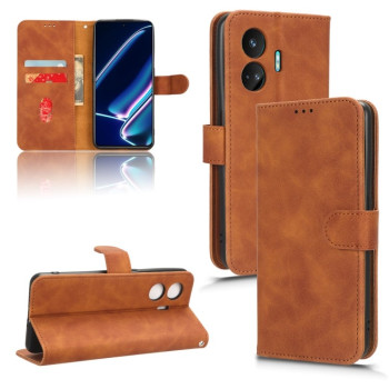 Чохол-книжка Skin Feel Magnetic для Realme GT Neo5 SE - коричневий